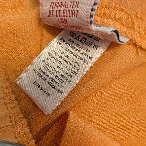 Tommy Bahama 5T Toddler Kids Orange Polyester Spandex Shorts Drawstring - Picture 4 of 4